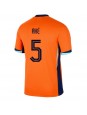 Niederlande Nathan Ake #5 Heimtrikot EM 2024 Kurzarm